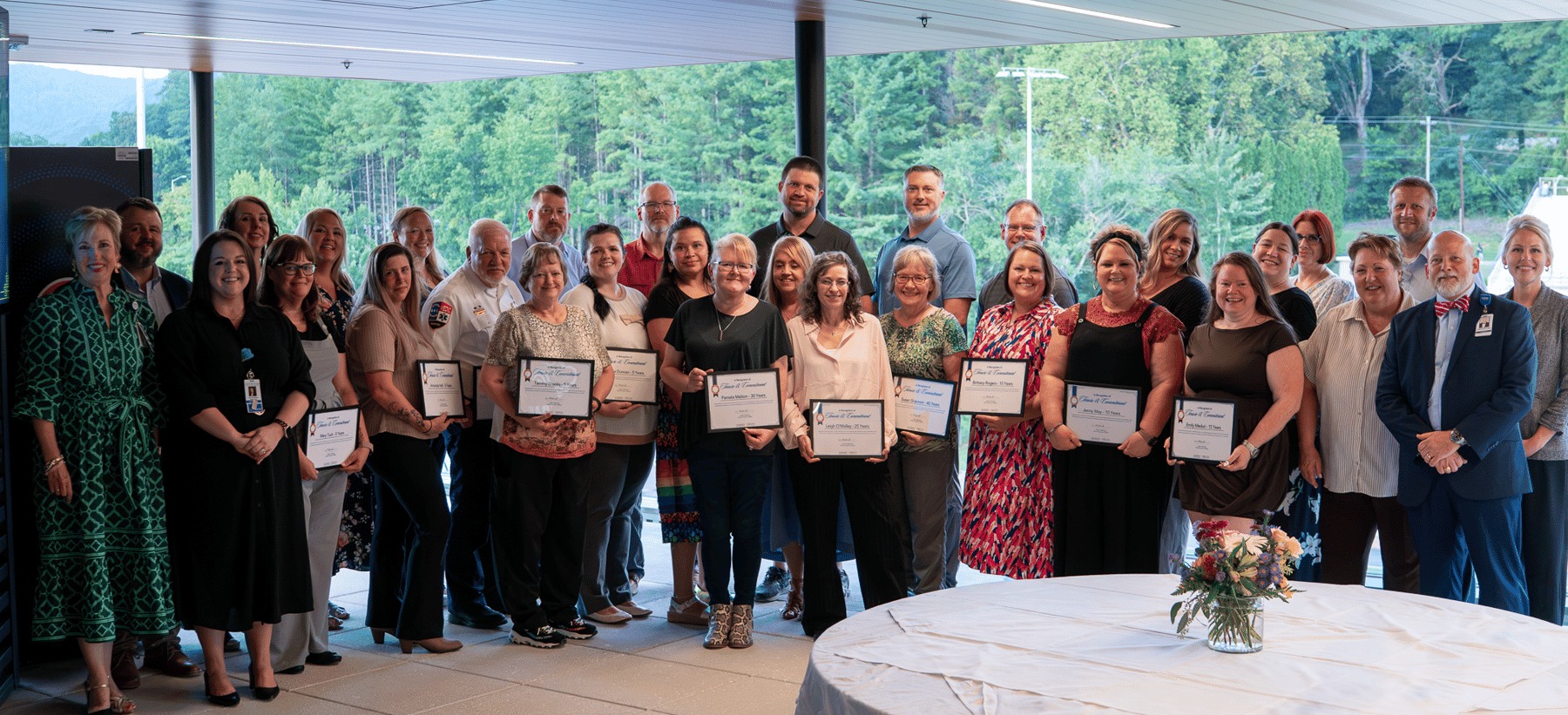 2026 service awards celebrate decades of dedication at Harris Regional, Swain Community